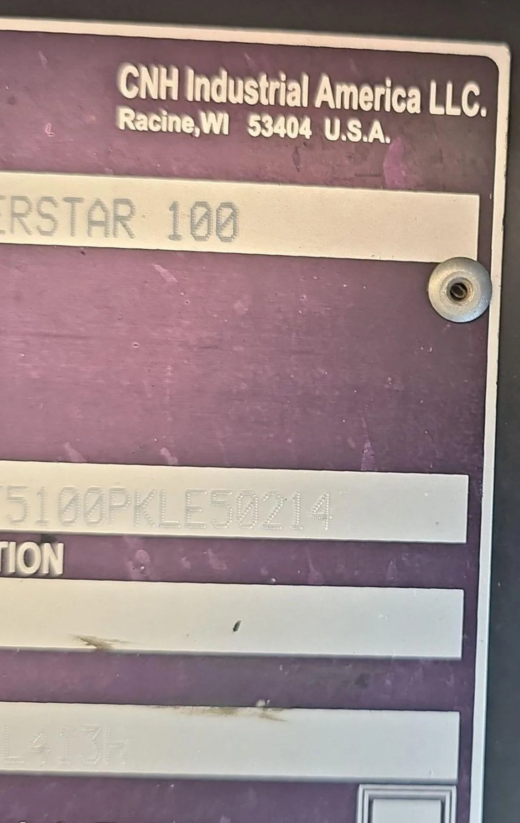 2019 New Holland Powerstar 100